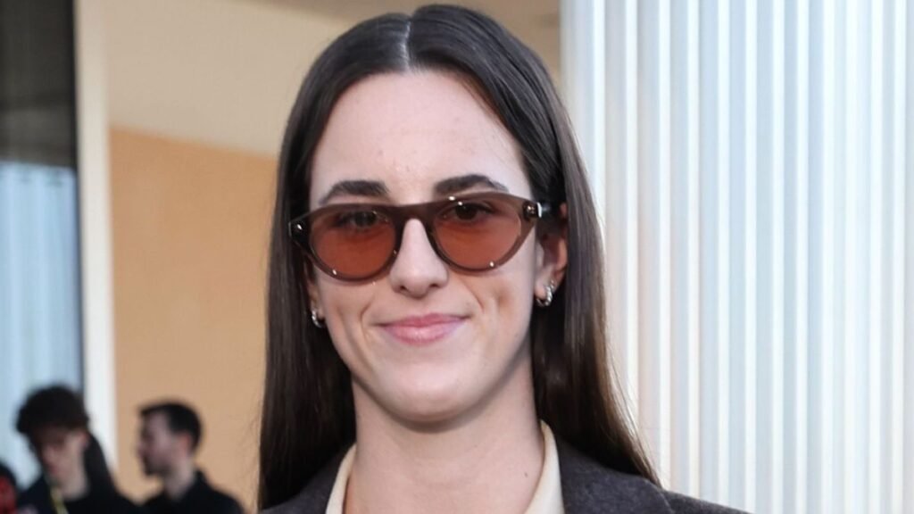 Caitlin Clark Shows Off Innovative Prada Pumps With Elastic Sides at the Fall 2026 Show in Milan