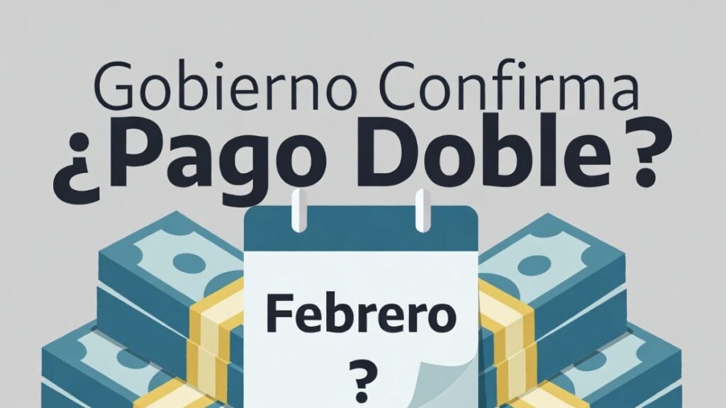 Gobierno Confirma Pago Doble en Febrero 2026: ¿Quiénes Reciben Dos Depósitos Este Mes?