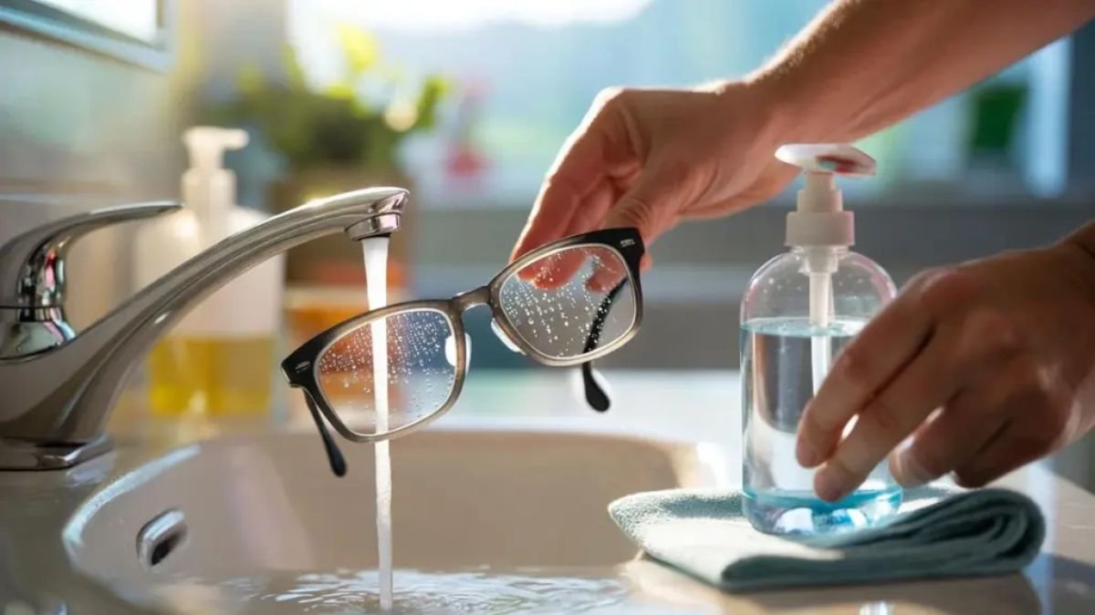 Não é com detergente, nem álcool: o jeito correto de limpar os óculos sem danificar as lentes