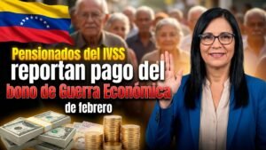 Pensionados del IVSS reportan pago del bono de Guerra Económica de febrero