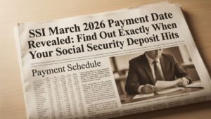 SSI March 2026 Payment Date Revealed: Find Out Exactly When Your Social Security Deposit Hits