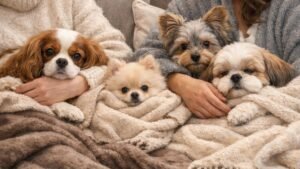 These adorable lap dogs were basically born to snuggle